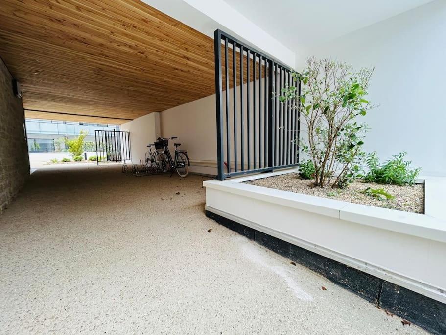 L'Hermine Terrasse Et Parking, 500 Plage Concarneau Exterior foto